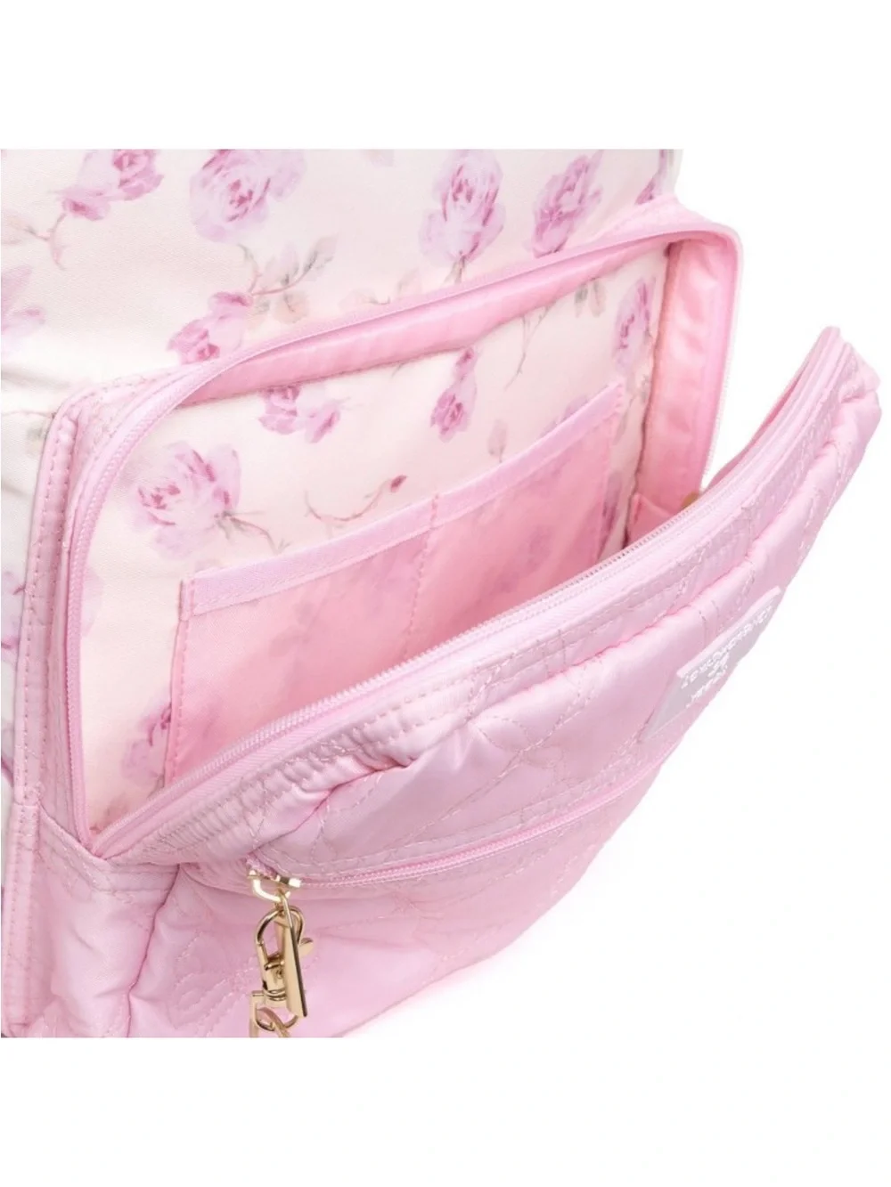 LoveShackFancy x Target - Yoobi Ribbon Rosa Backpack Sterling Dusk